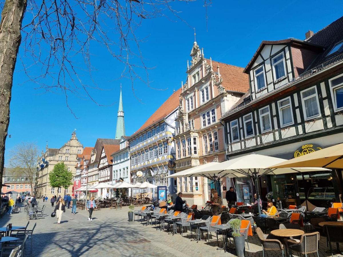 Charysma - Weserufer, Stylish, Schlafzimmer Mit Smart-Tv, 2 Parkplaetze Hamelin Esterno foto